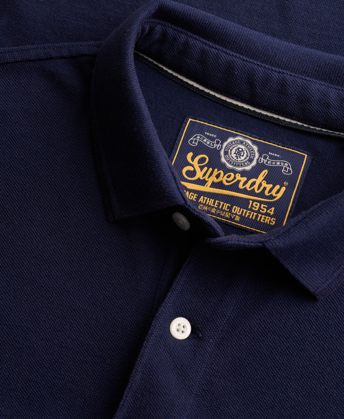 Superdry Mens Polo T-Shirt 'Classic Pique Polo' - Short Sleeved