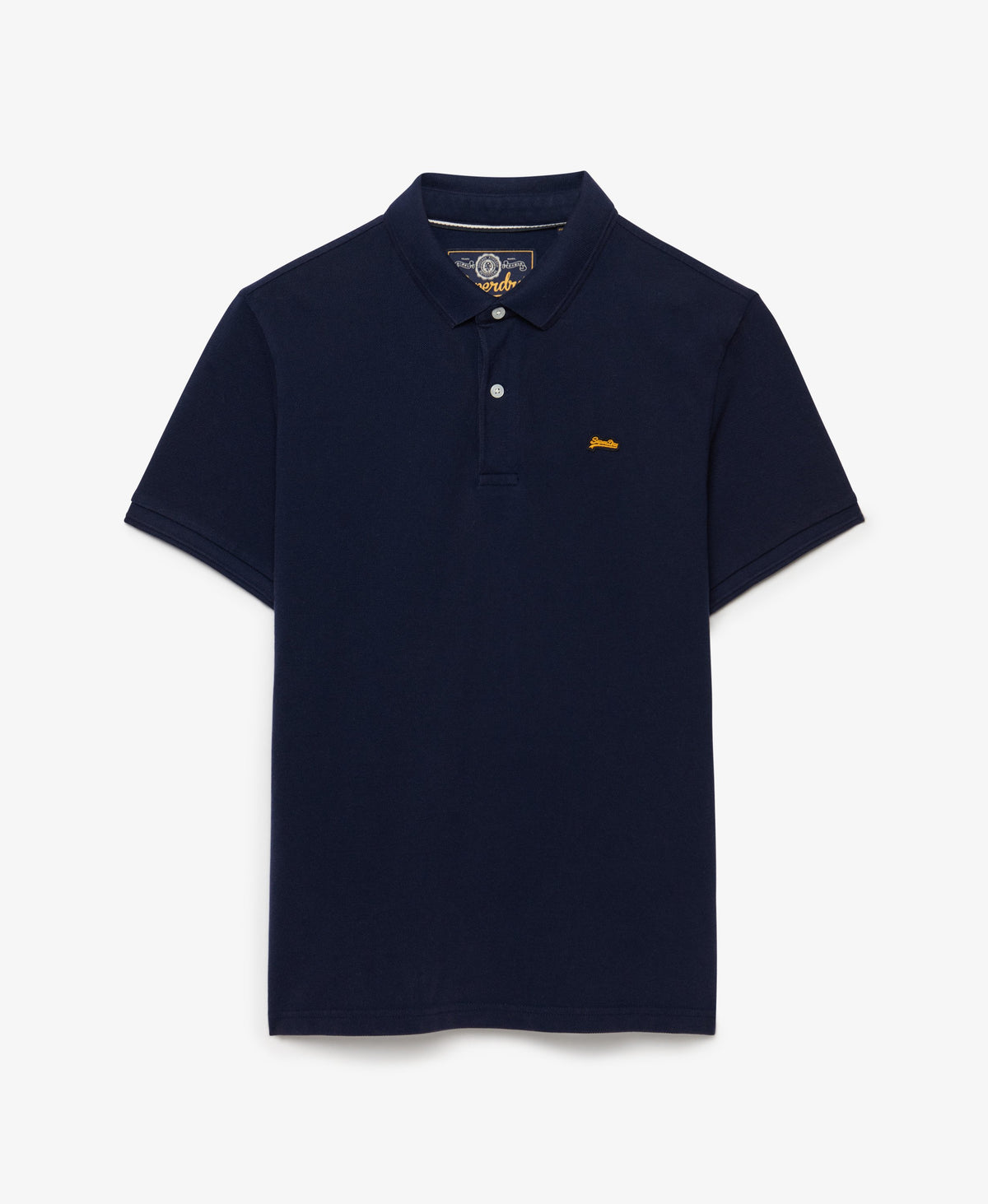 Superdry Mens Polo T-Shirt 'Classic Pique Polo' - Short Sleeved