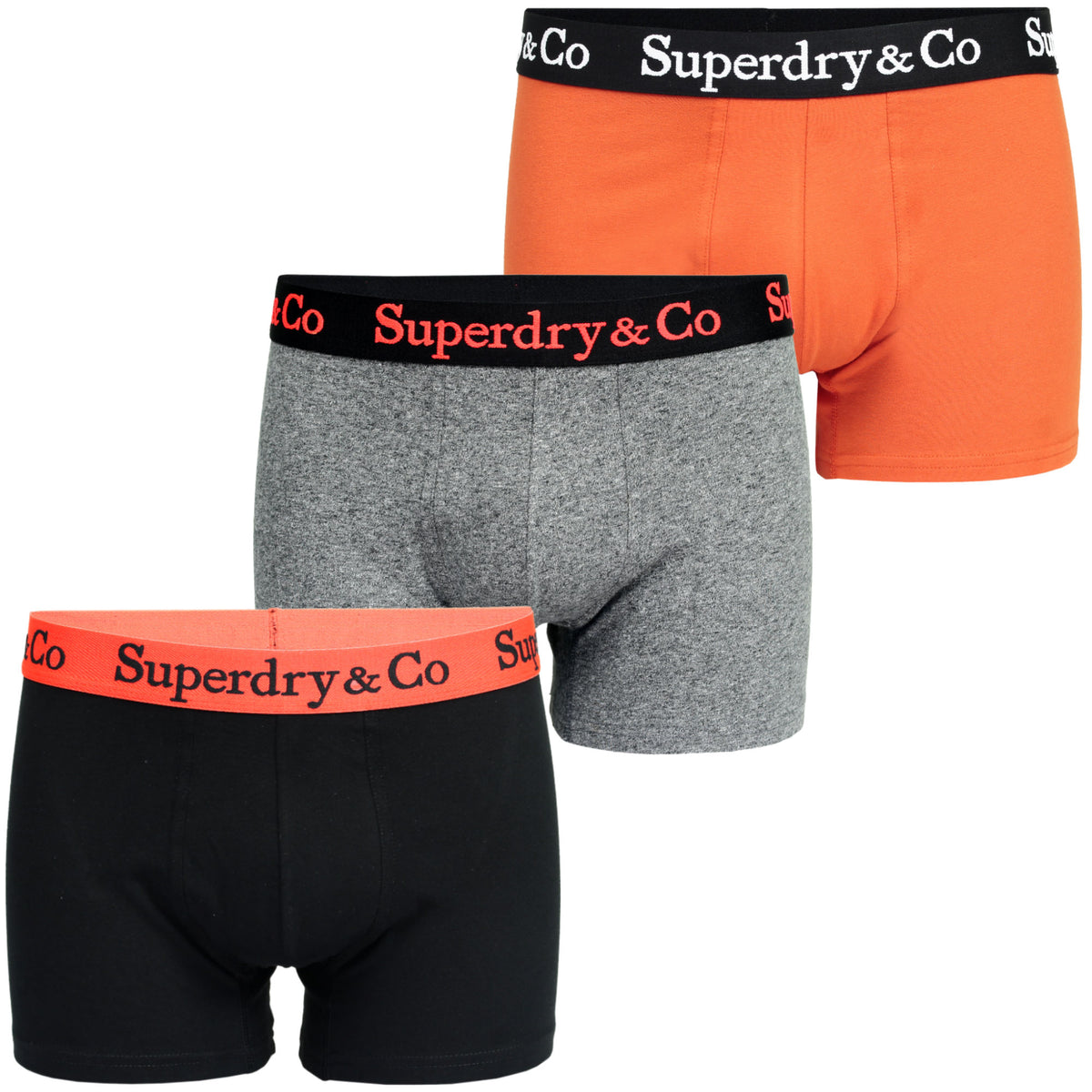 Superdry & Co Mens Trunks (3-Pack)