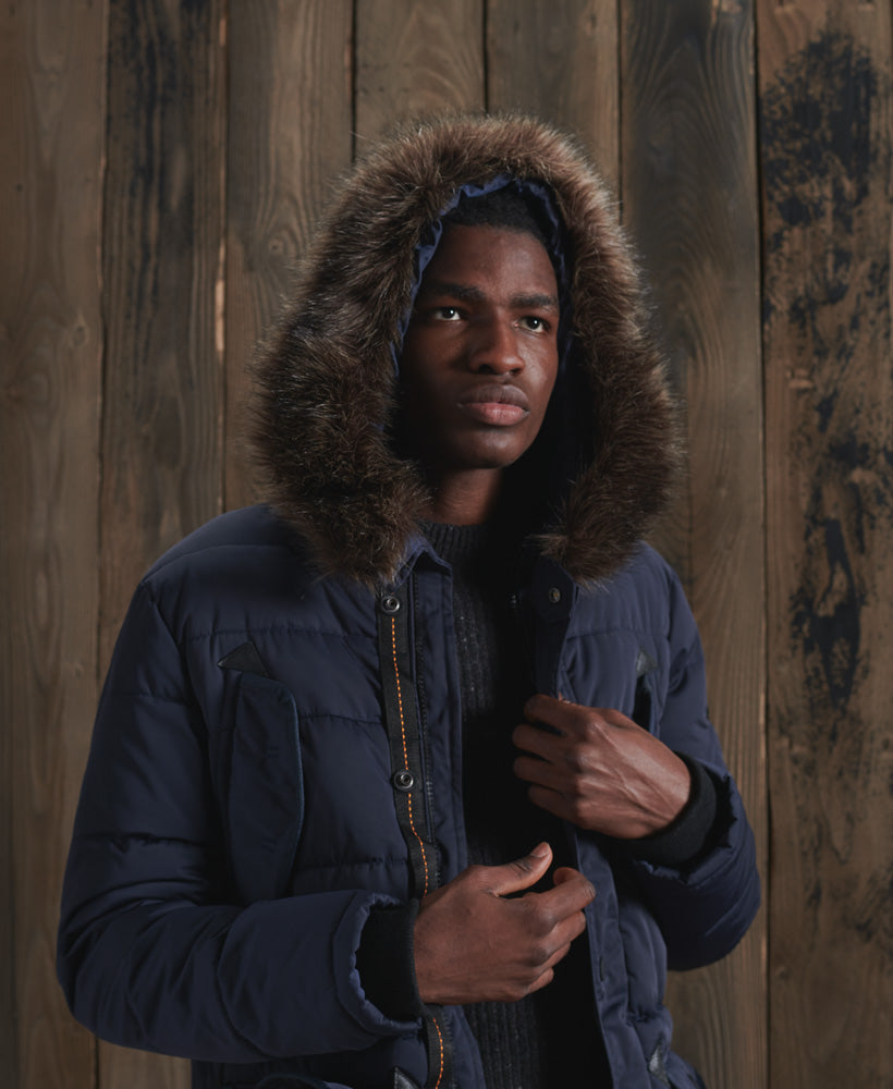 Mens navy sale parka jacket