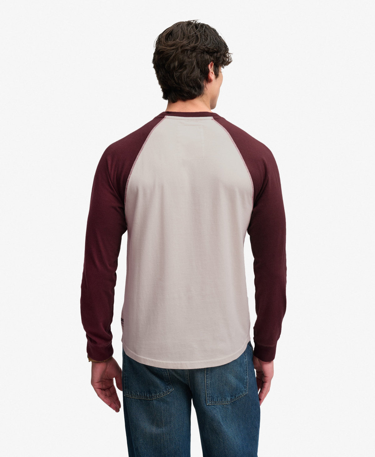 Superdry Mens 'Vintage Athletic Baseball Top' Long Sleeve T-Shirt
