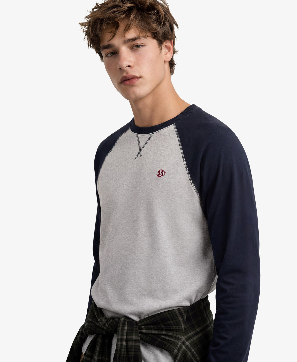 Superdry Mens 'Vintage Athletic Baseball Top' Long Sleeve T-Shirt