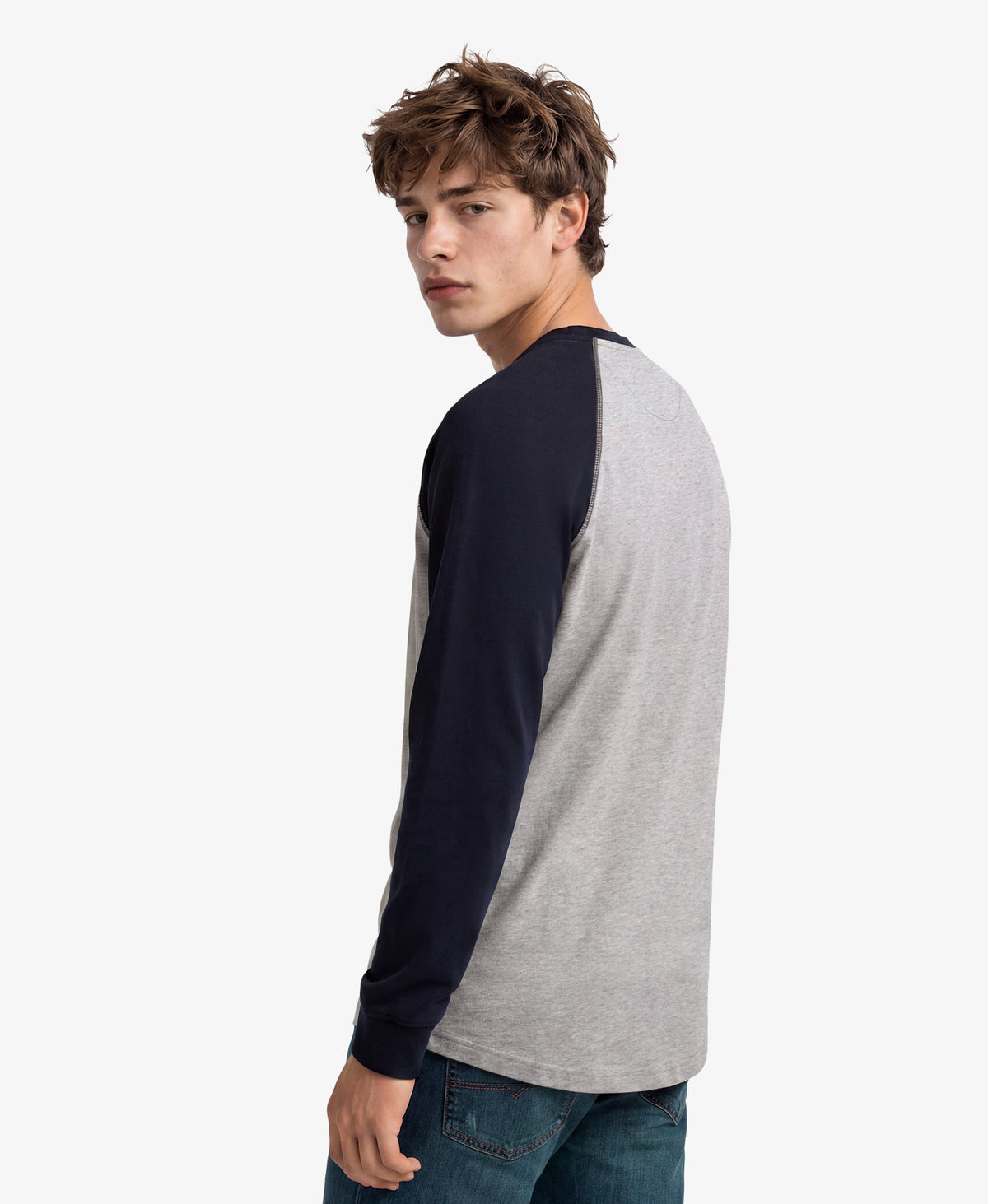 Superdry Mens 'Vintage Athletic Baseball Top' Long Sleeve T-Shirt