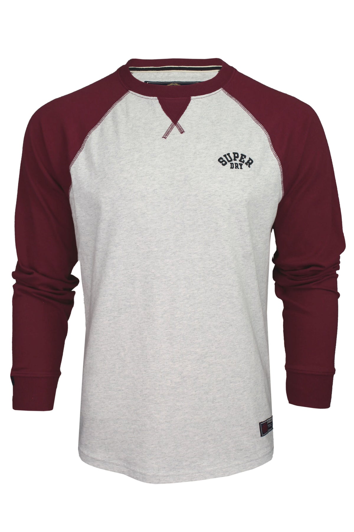 Superdry Mens 'Vintage Athletic Baseball Top' Long Sleeve T-Shirt