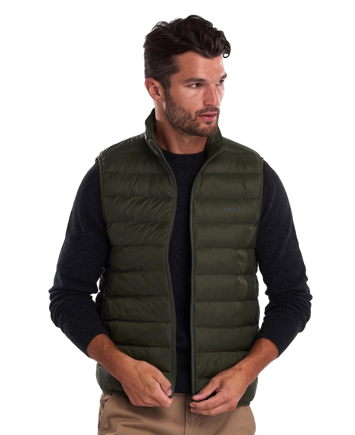 Barbour bretby discount gilet red