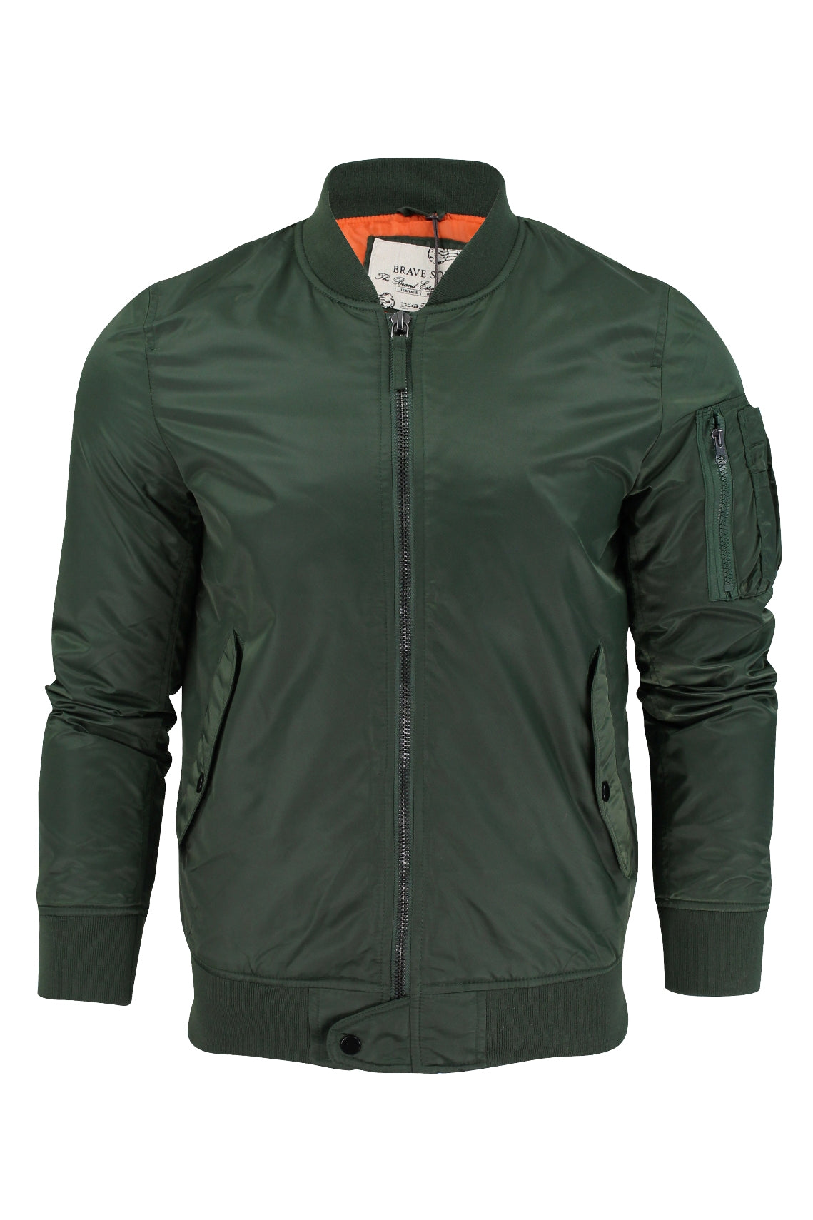 Brave soul sales green jacket