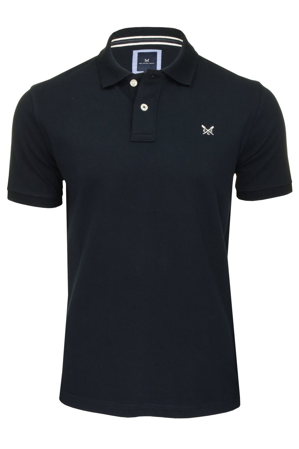 Crew Clothing Mens Pique Polo Shirt 'Classic Pique Polo' - Short Sleeved, 01, Mke002, Heritage Navy