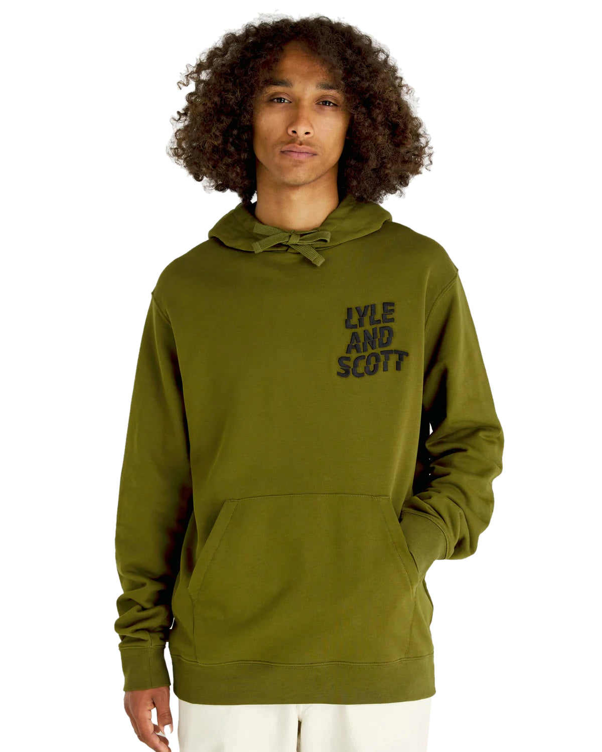 Lyle Scott Mens Ripple Logo Hooded Sweatshirt Jumper – Eon Clothing