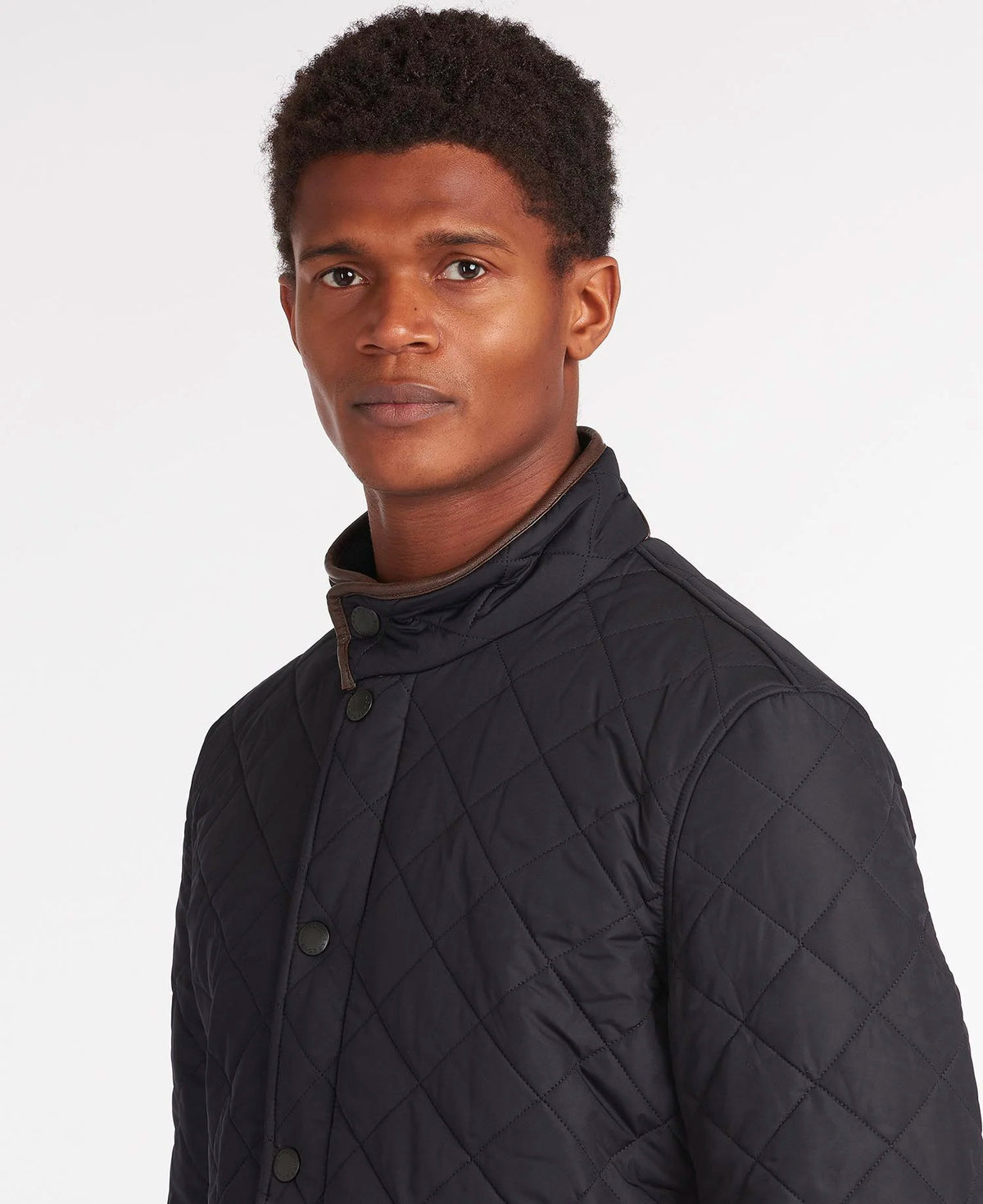 Barbour Mens Powell Quilted Chelsea Jacket, 03, Mqu0281, Navy
