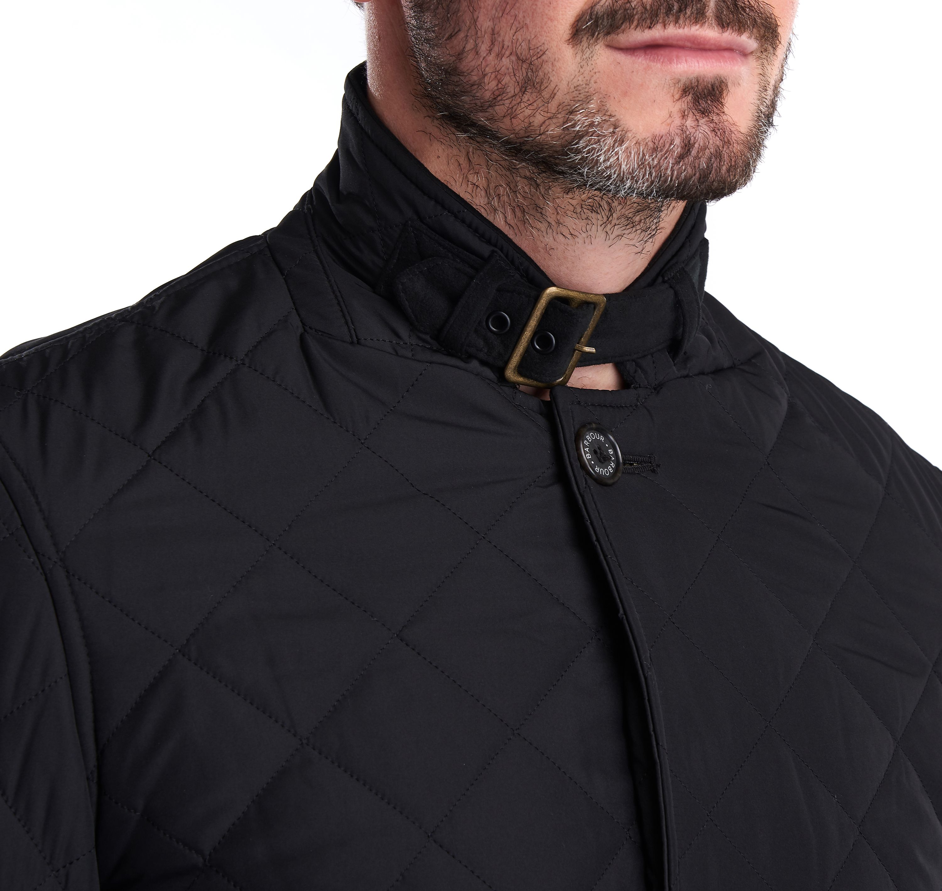 Barbour lutz clearance quilted jacket black