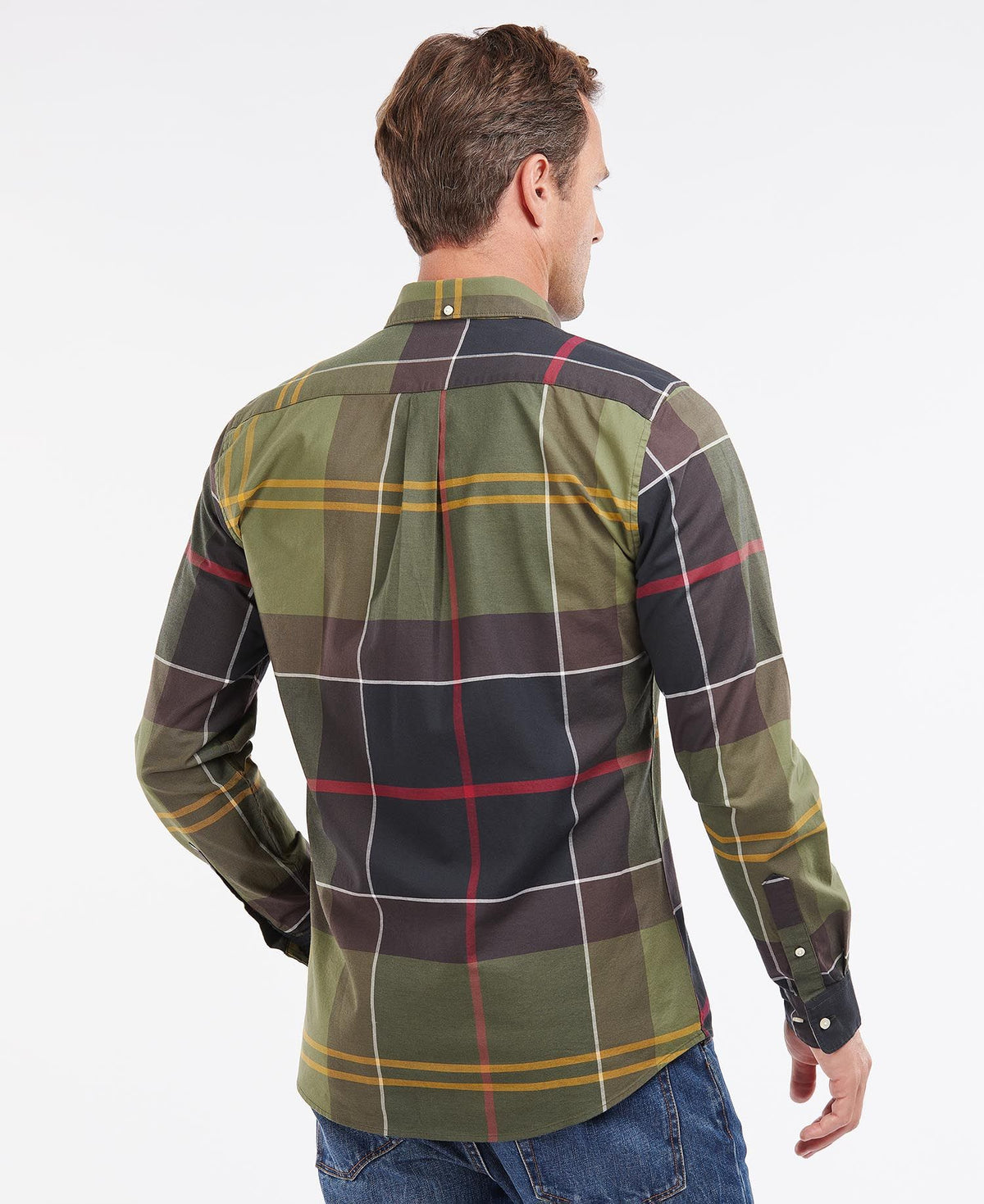 Barbour Mens Sutherland Large Tartan Check Shirt Long Sleeved