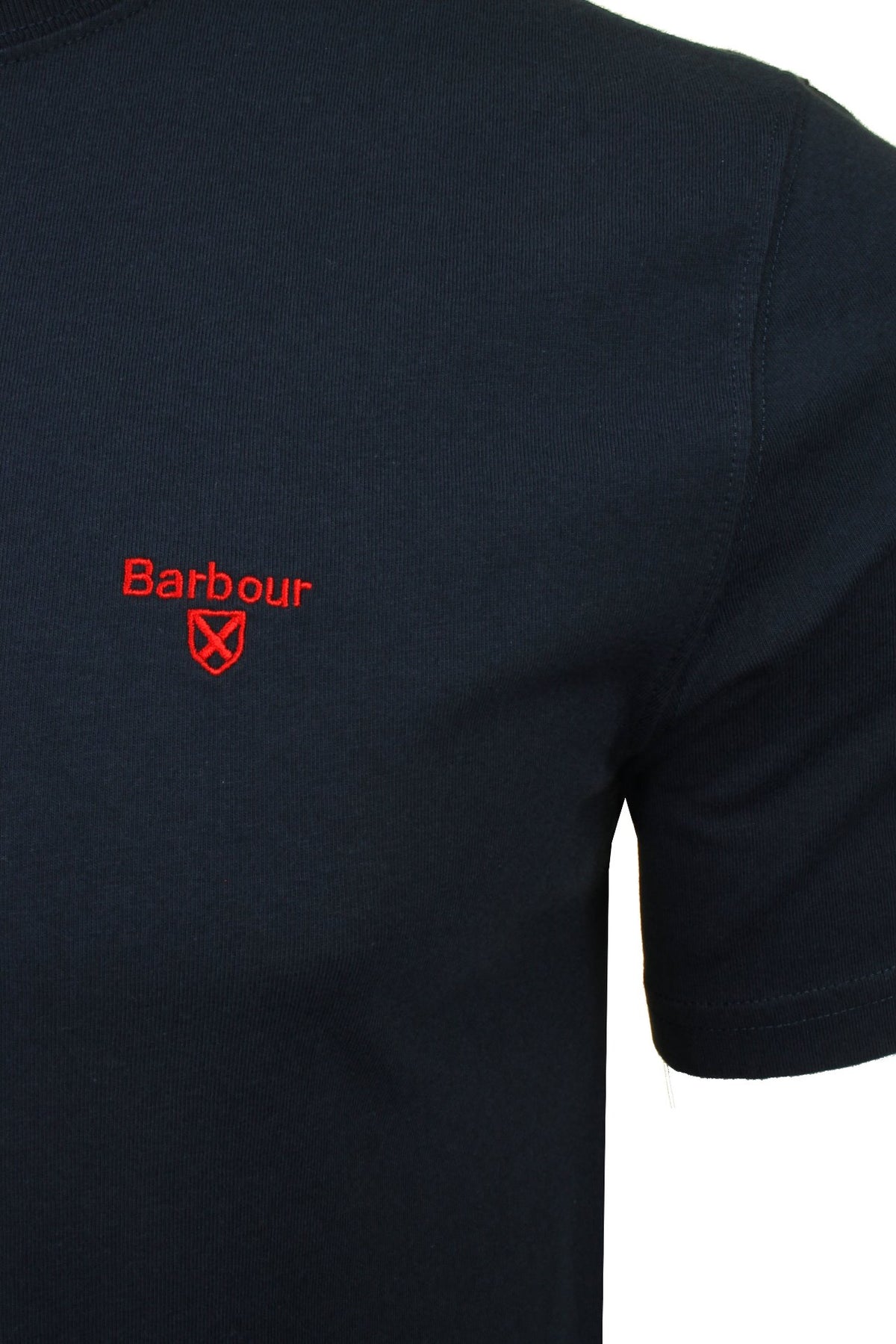 Barbour Men's Sports T-Shirt - Short Sleeved, 02, Mts0331, Navy