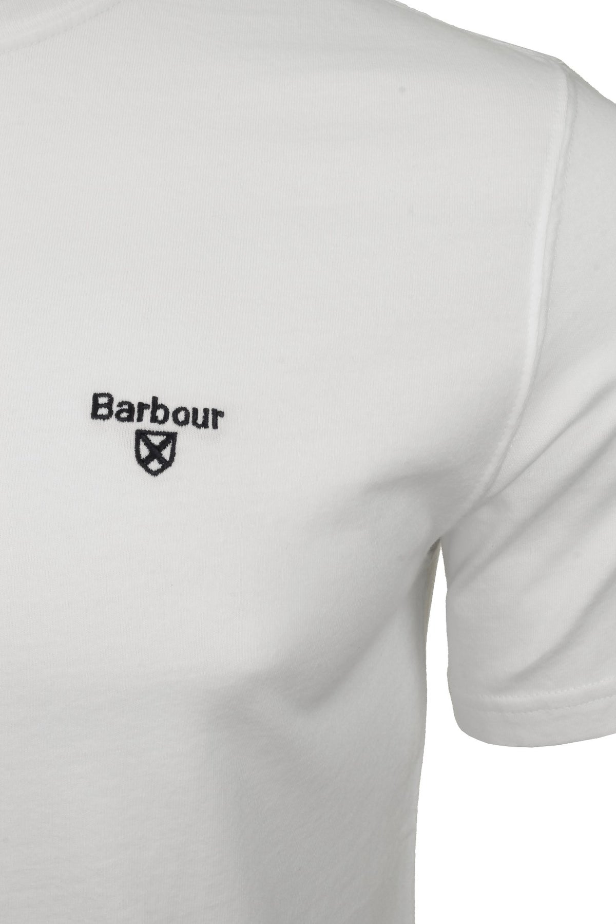 Barbour Men's Sports T-Shirt - Short Sleeved, 02, Mts0331, White