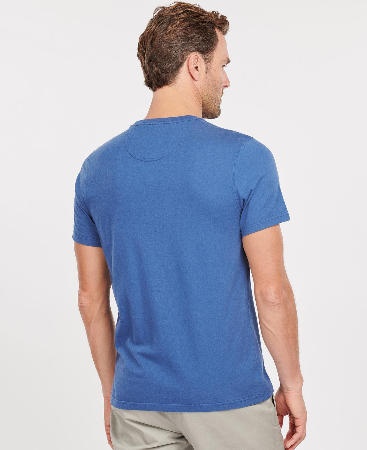 Barbour Men's Sports T-Shirt - Short Sleeved, 03, Mts0331, Loch Blue