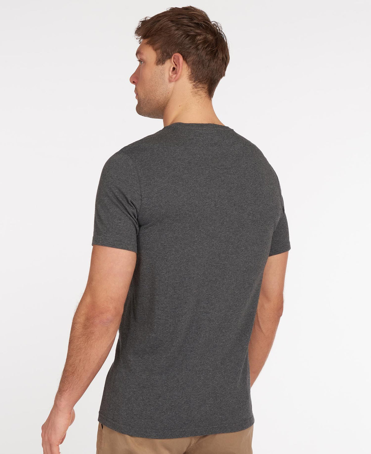 Barbour Men's Sports T-Shirt - Short Sleeved, 03, Mts0331, Slate Marl