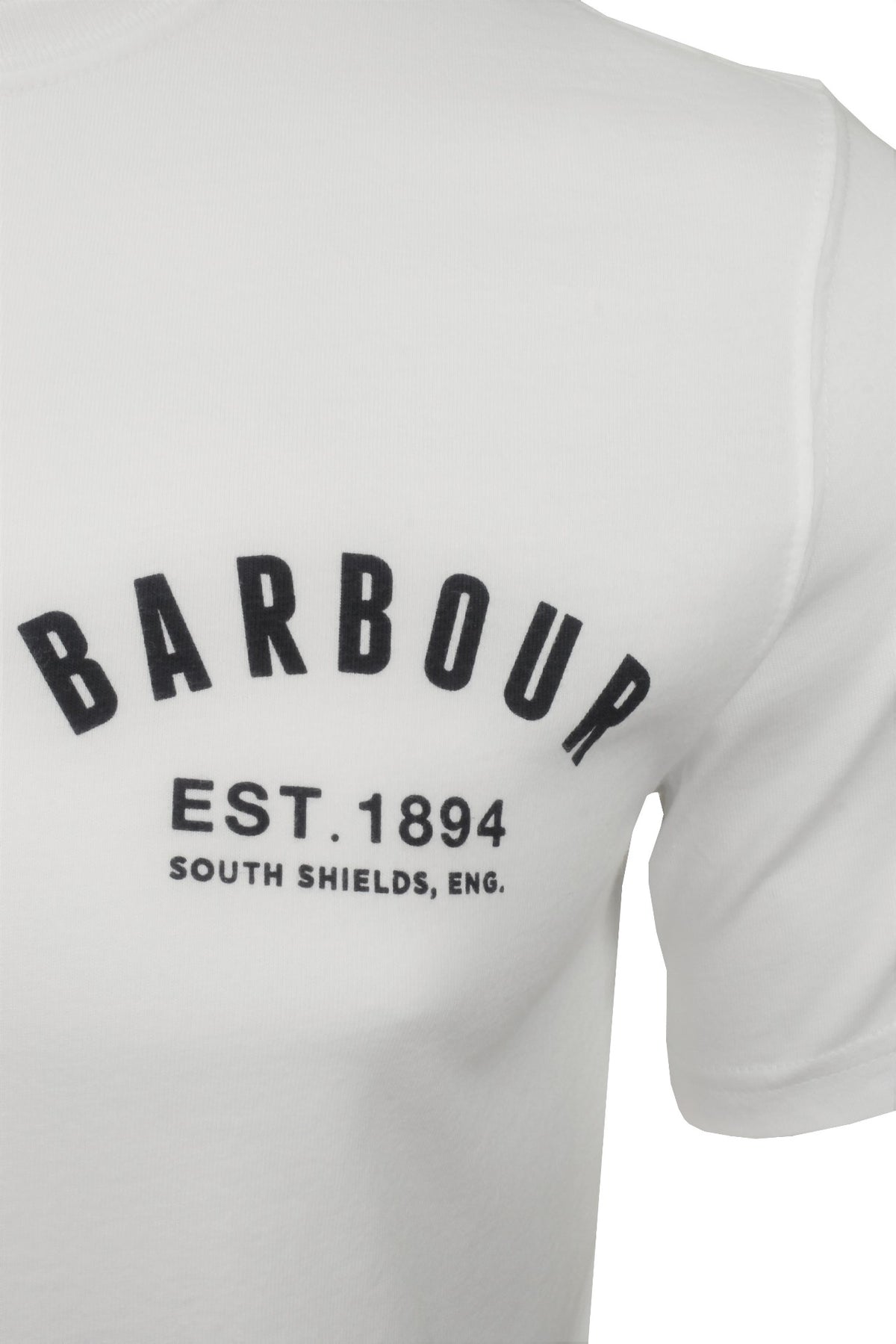 Barbour Men's 'Preppy Tee' T-Shirt - Short Sleeved, 02, Mts0502, White