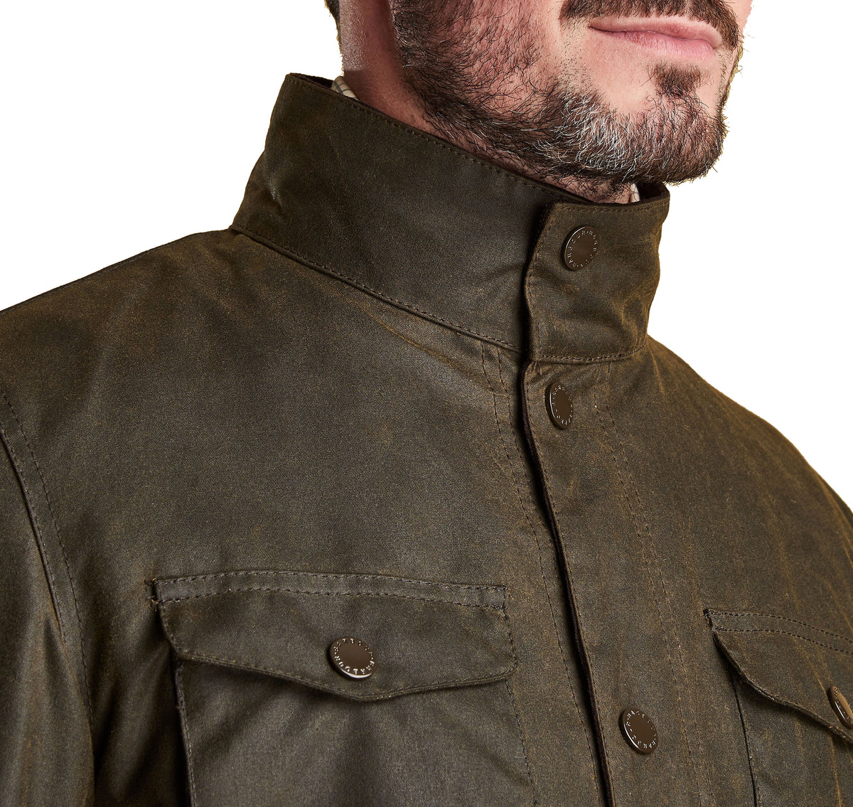 Barbour Men's Ogston Wax Jacket, 04, Mwx0700, Olive