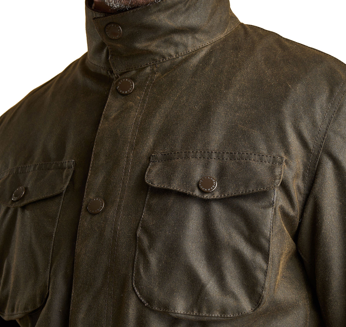 Barbour Men's Ogston Wax Jacket, 06, Mwx0700, Olive