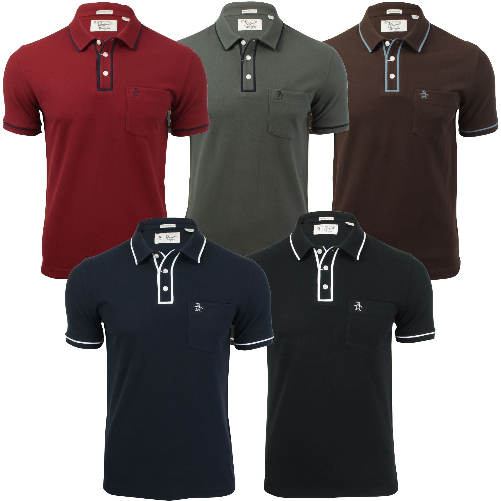 Mens Polo T Shirt Earl by Original Penguin Short Sleeved