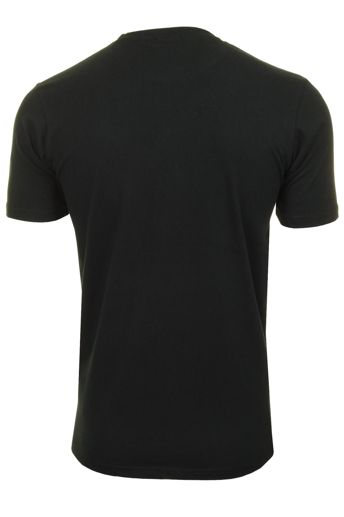 Ellesse Mens Logo Front Crew Neck T-Shirt 'PRADO' - Short Sleeved, 03, Shc07405, Black