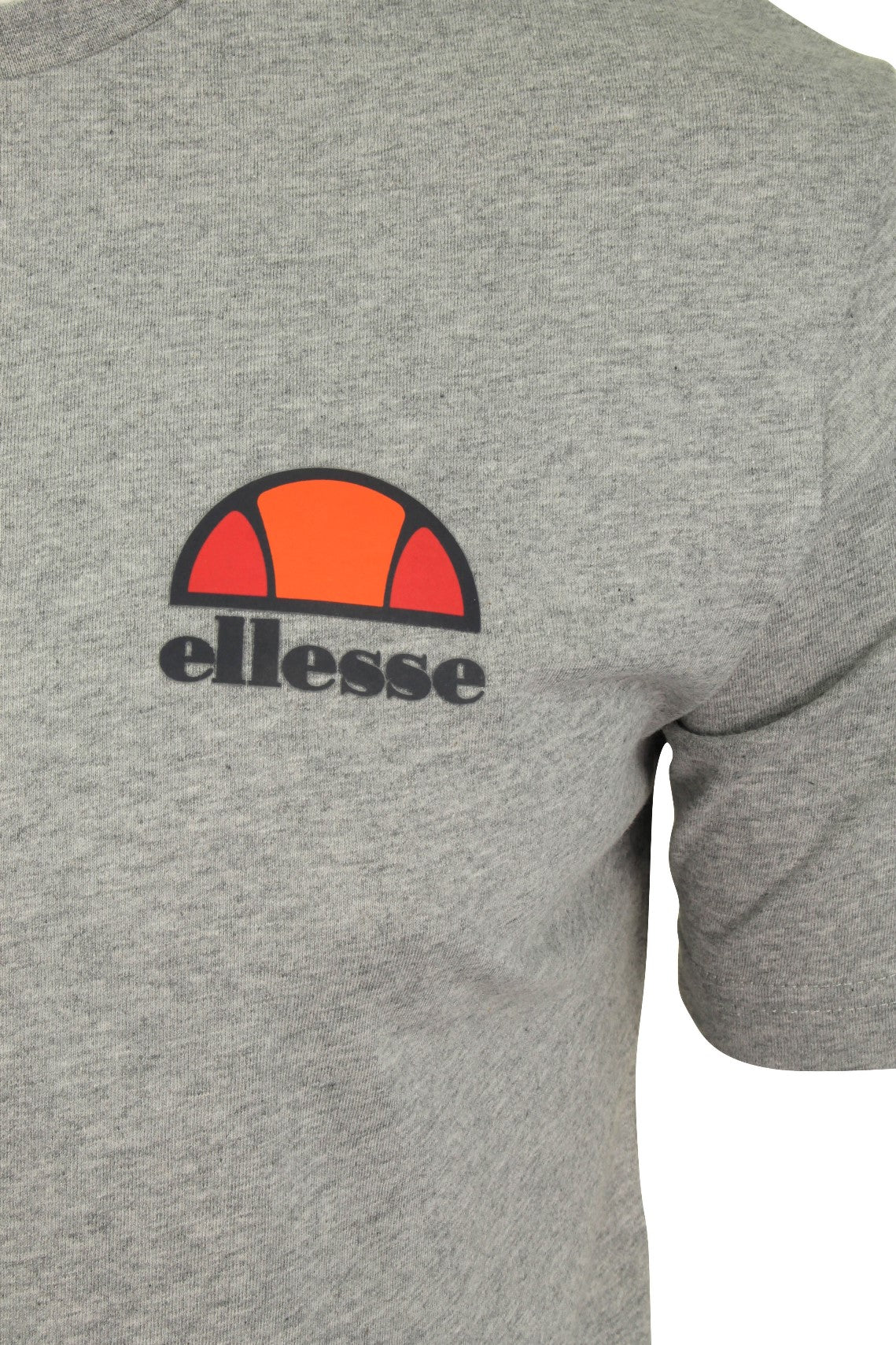 Mens Ellesse T-Shirt 'Canaletto' Short Sleeved, 02, Shs04548, Athletic Grey