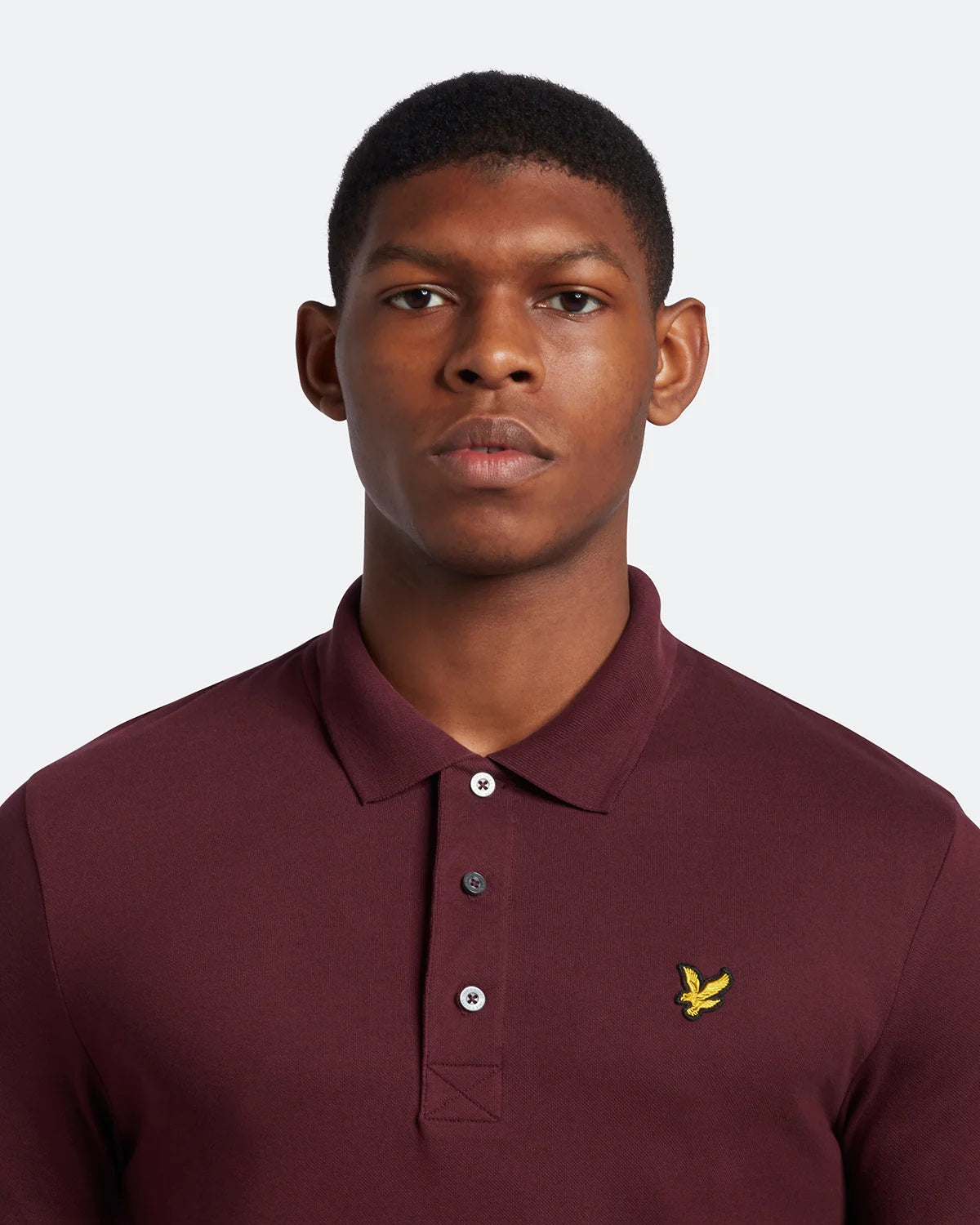 Mens sale burgundy polo