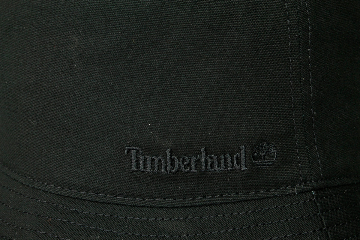 Timberland Men's Cotton Canvas Bucket Hat, 02, Tb0A1Xqv, Black