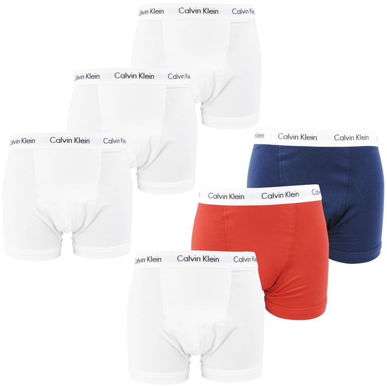 Mens Calvin Klein Boxer Shorts Trunks 3 Pack, 01, U2662G_100