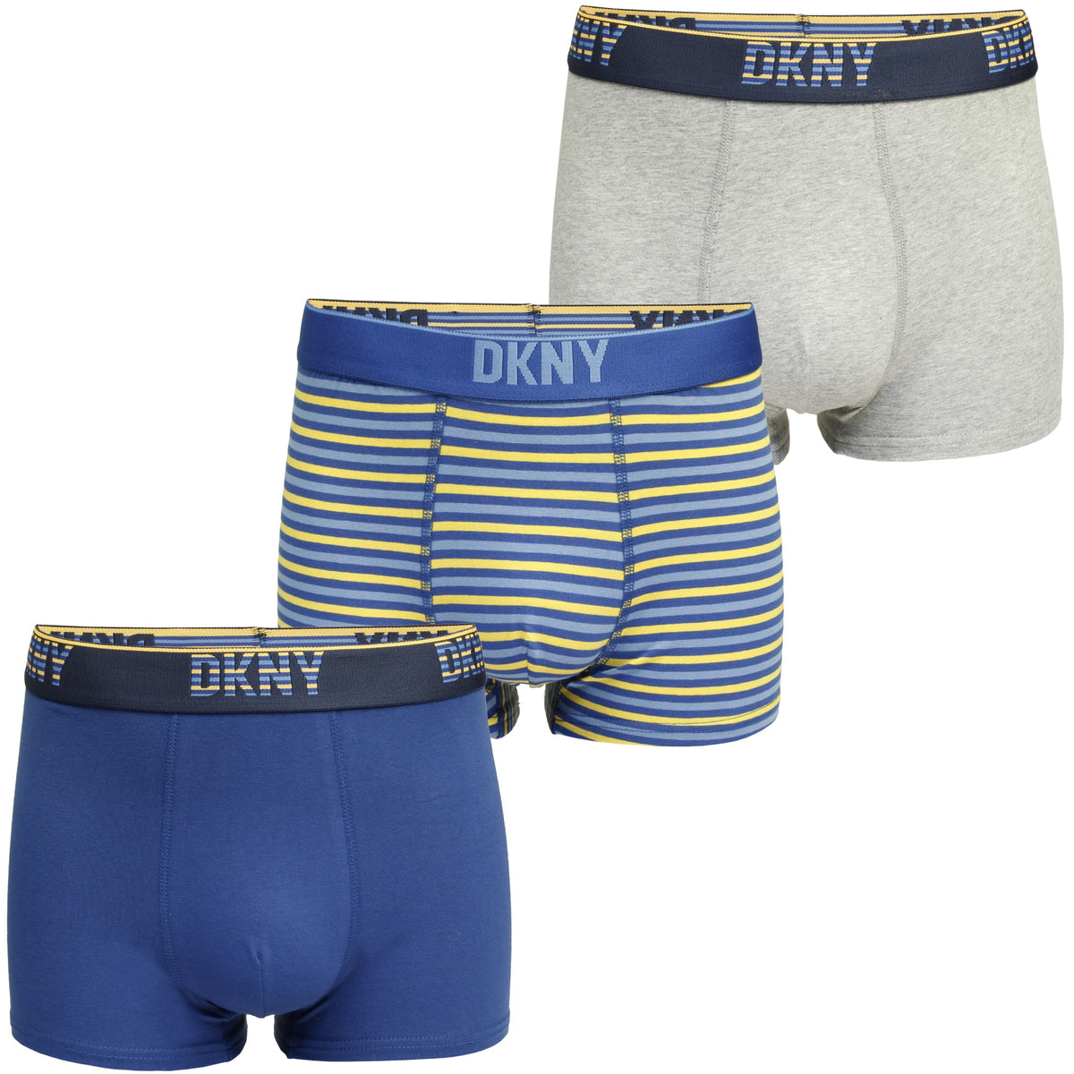 DKNY Boxershorts voor heren, verpakking van 3 stuks, Monmouth - Zwart/Print/Lood, XL DKNY Boxershorts voor heren, verpakking van 3 stuks, Monmouth - Zwart/Print/Lood, XL