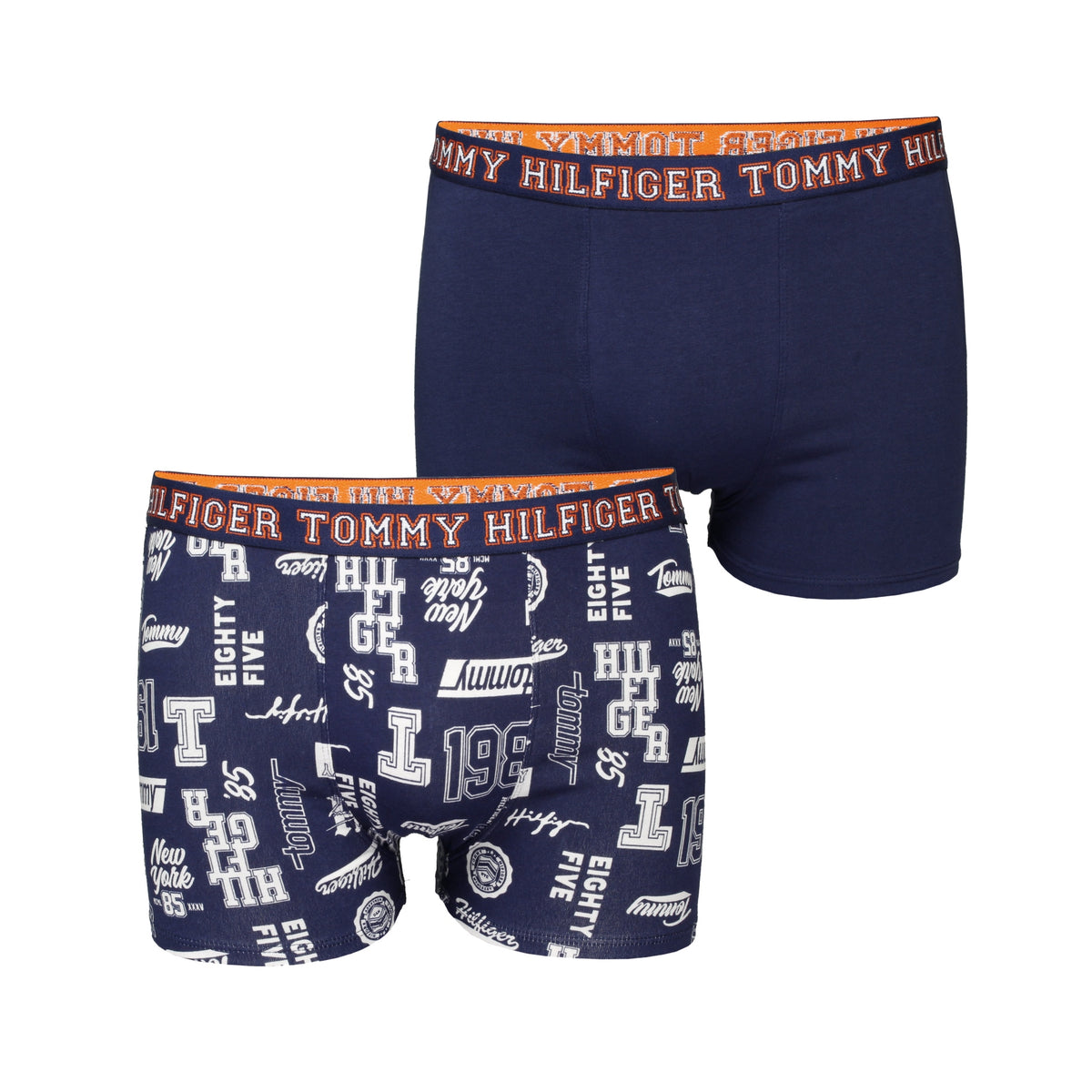 Tommy Hilfiger Boys Print Boxer Trunks - 2 Pack, 01, Ub0Ub00434