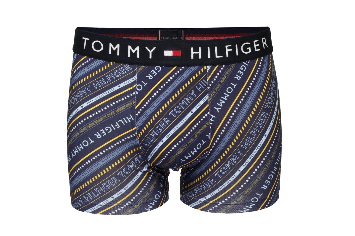Tommy Hilfiger Mens Boxer Trunks (1-Pack), 01, Um0Um01831, Type Stripe