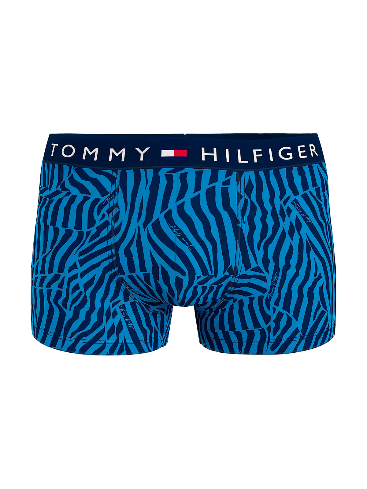 Tommy Hilfiger Mens Boxer Trunks (1-Pack), 04, Um0Um01831, Rumpled Stripe