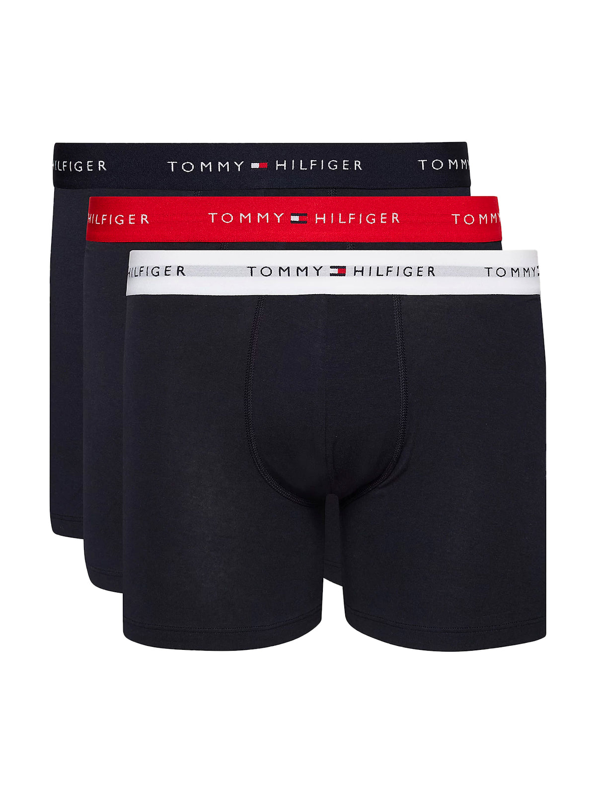 Tommy Hilfiger Mens Boxer Briefs (3-Pack), 01, Um0Um02765