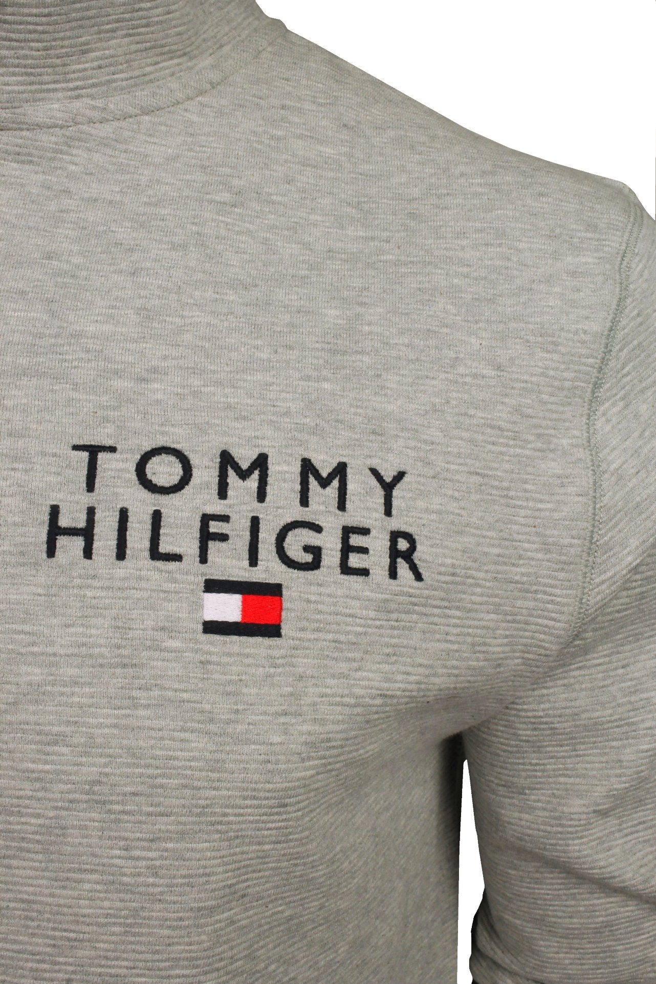 Mens tommy hilfiger hot sale half zip jumper