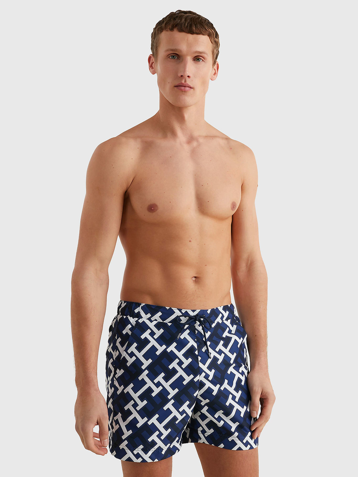 Monogram Logo Short Length Swim Shorts