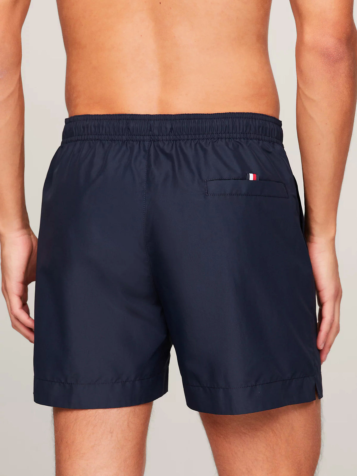 Tommy Hilfiger Mens Original Logo Mid Legth Swim Shorts, 04, Um0Um03258, Desert Sky