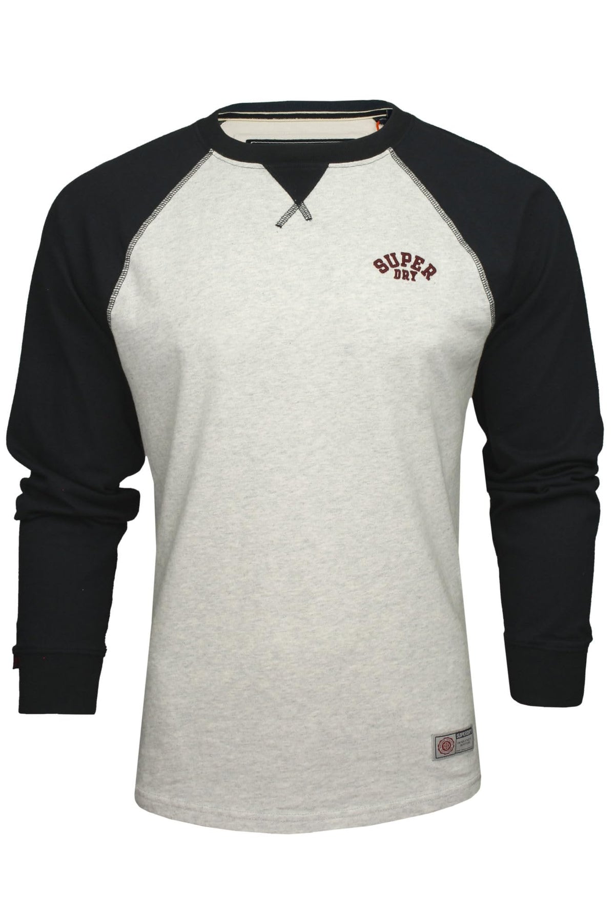 Superdry Mens 'Vintage Athletic Baseball Top' Long Sleeve T-Shirt
