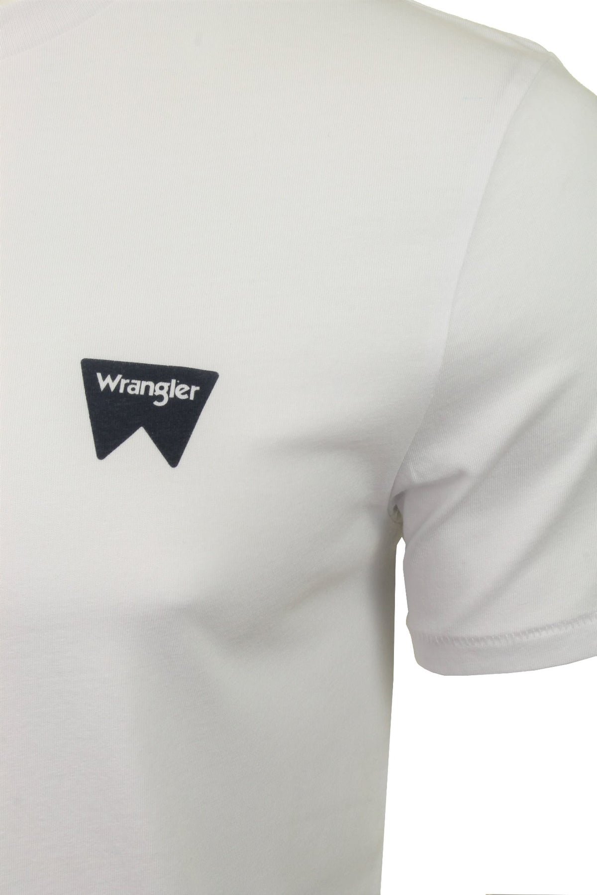 Wrangler Mens T-Shirt 'SS Sign off Tee', 02, W7C07D, White