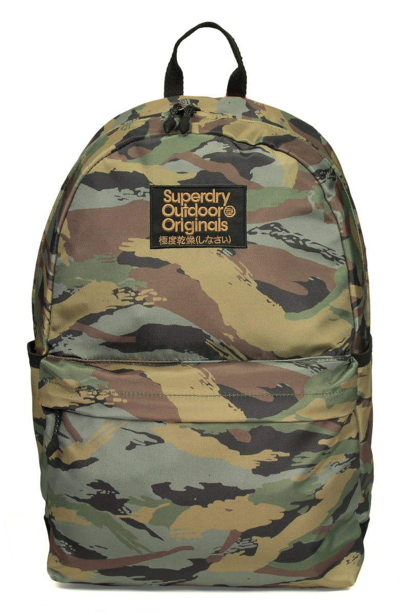 Superdry 'Printed Montana' Backpack/ Rucksack, 01, W9110377A, Wave Tiger Camo