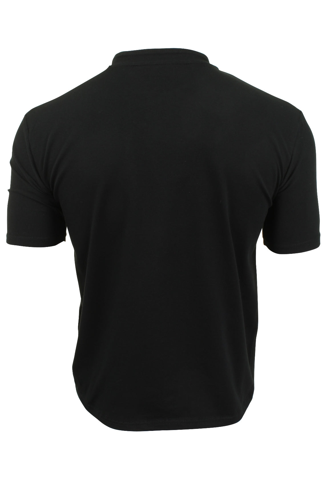 Xact Mens Grandad T-Shirt - Short Sleeved, 03, X-004, Black