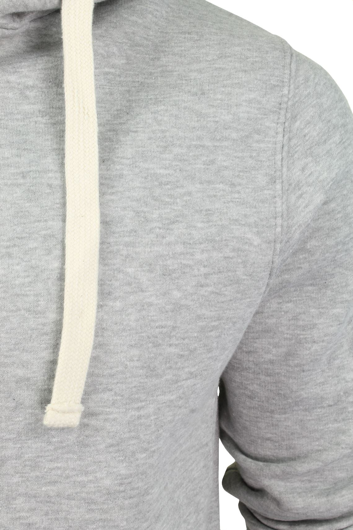 Mens Zip Through Hoodie Sweatshirt by Xact Fleece Back, 02, Xhd-0005, Light Grey