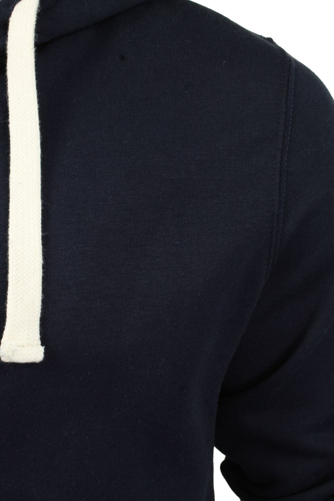 Mens Zip Through Hoodie Sweatshirt by Xact Fleece Back, 02, Xhd-0005, Navy