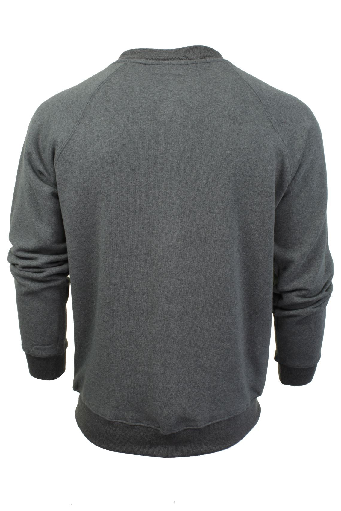 Xact Mens Zip Through Sweatshirt Jumper - Long Sleeved, 03, Xhs-0004, Dark Grey