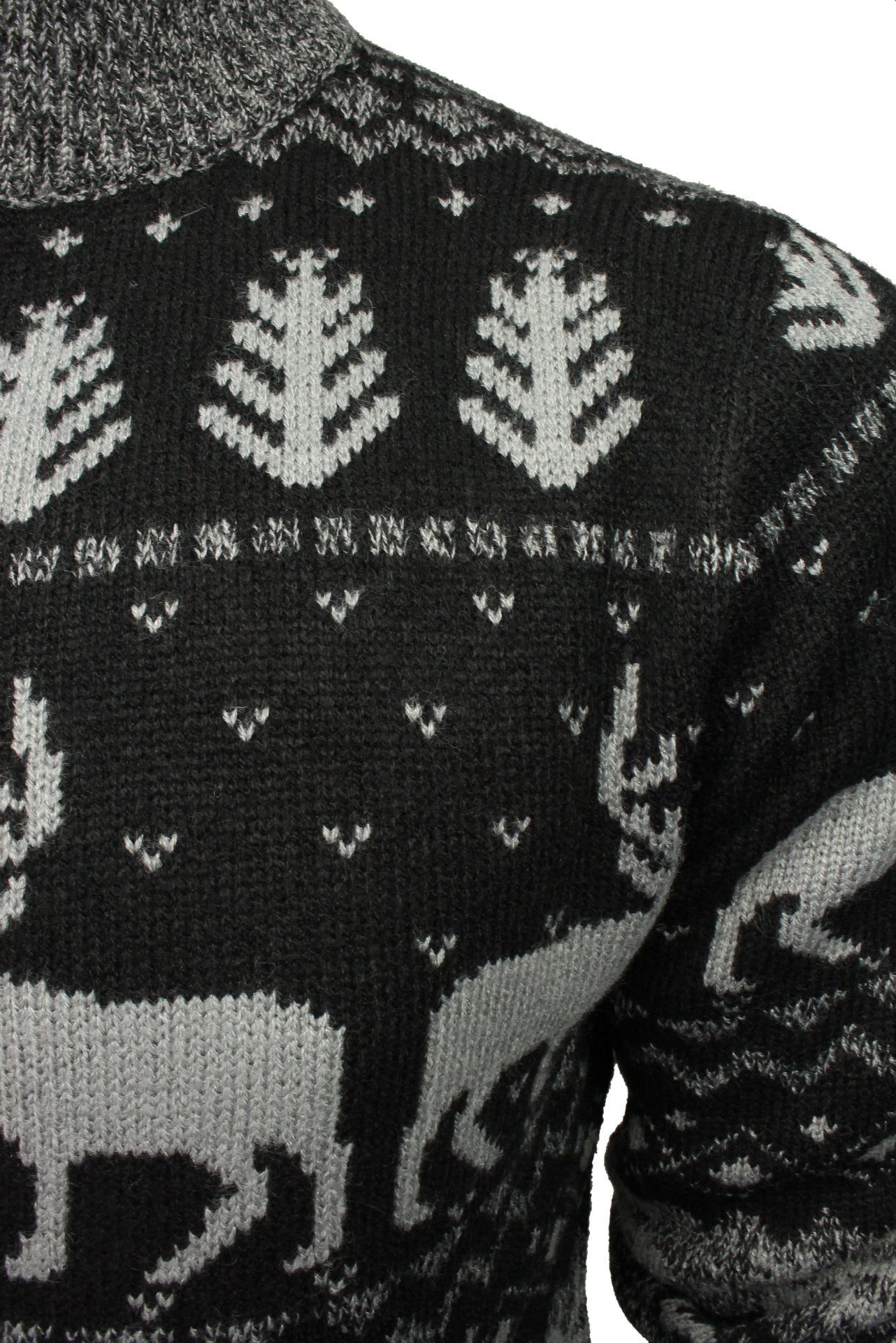 Black reindeer jumper best sale