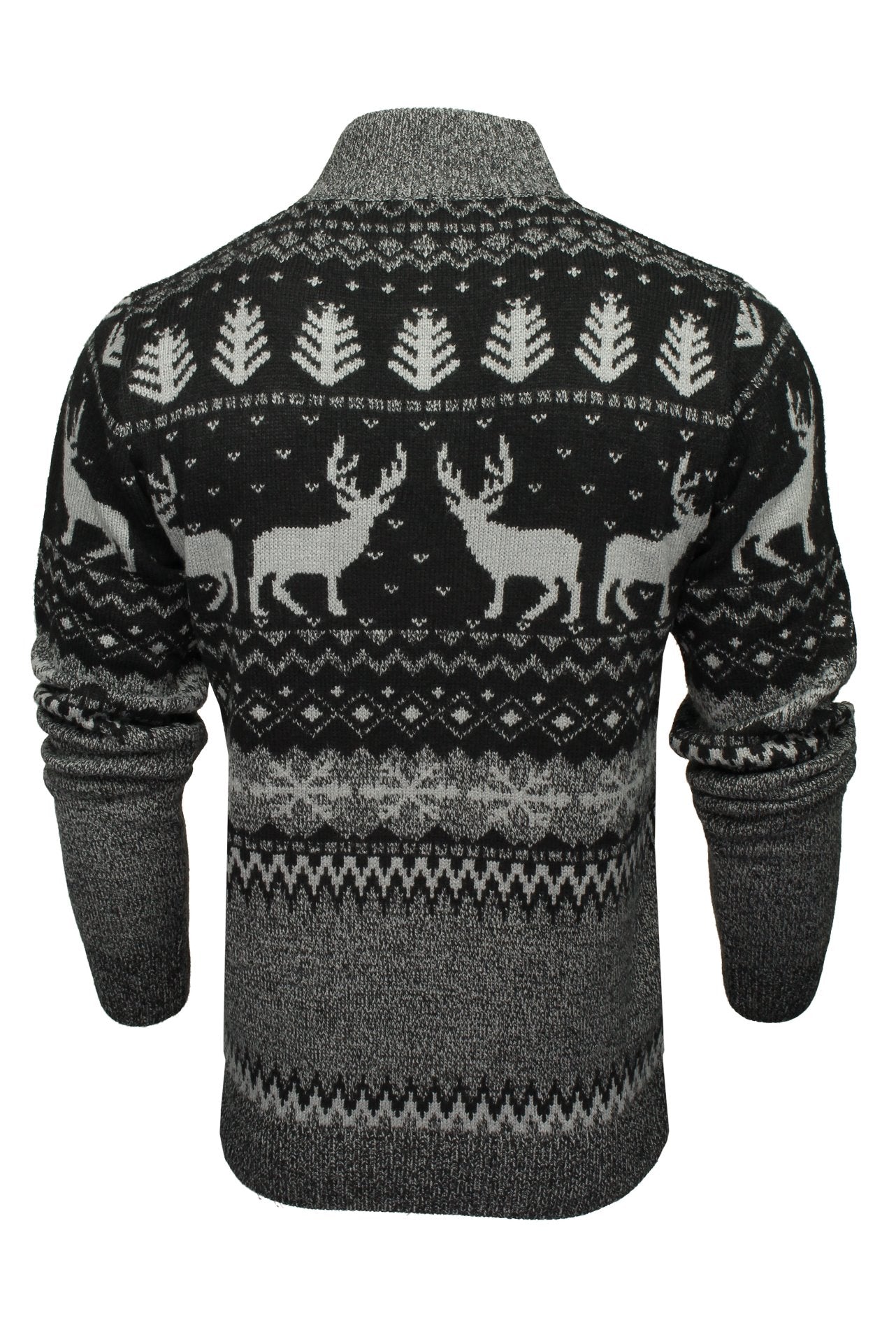 Grey clearance reindeer jumper