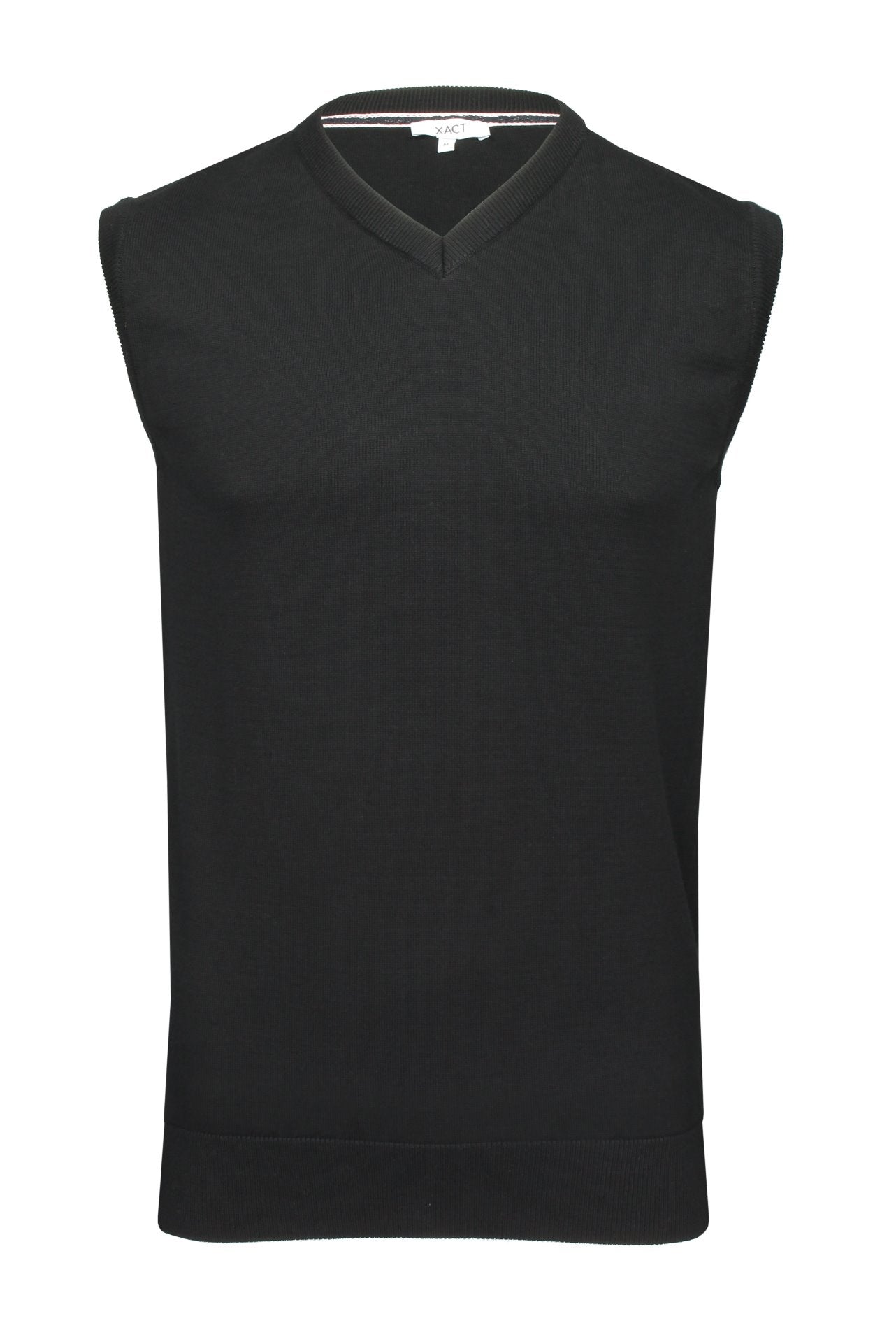 Mens black 2025 tank top jumper