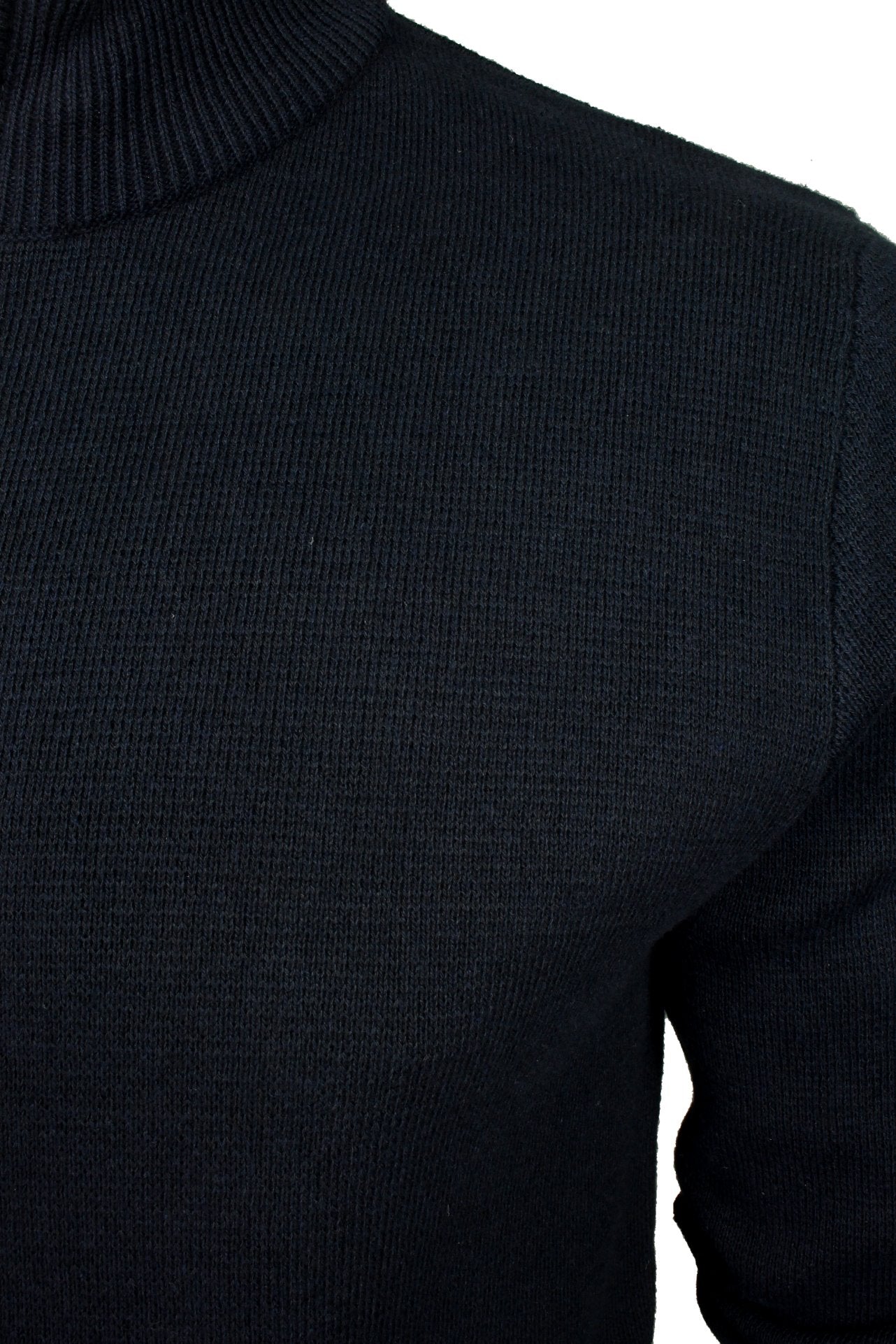 Mens funnel outlet neck cardigan