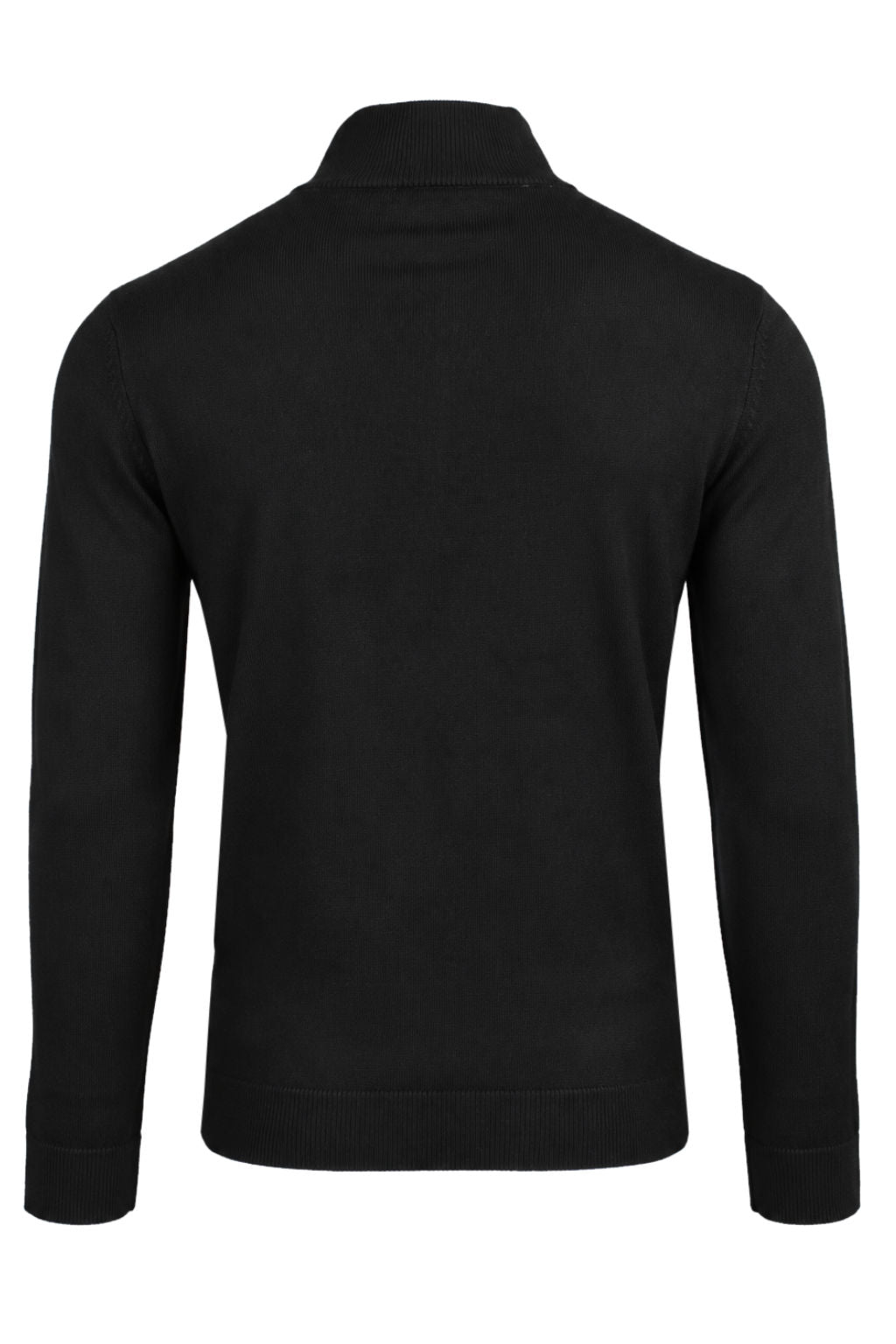 Xact Men's Quarter Zip Jumper, Cashmillon Soft Feel Knitted Pullover