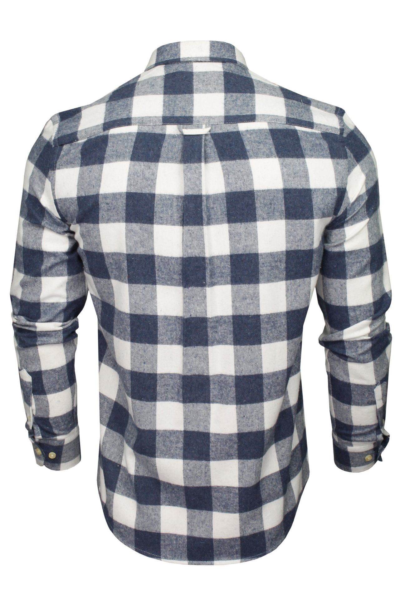 Mens blue clearance buffalo check shirt