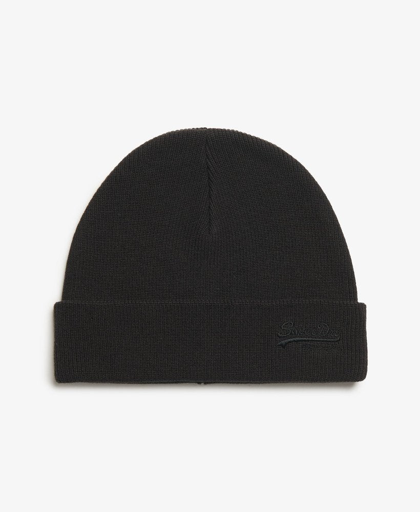 Superdry Mens Essential Logo Knitted Beanie Hat